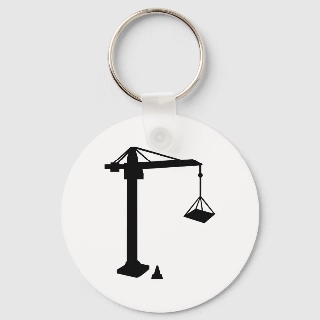 Construction crane keychain (Front)
