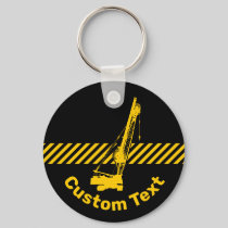 Construction Crane Keychain