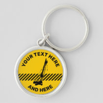 Construction Crane Keychain