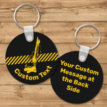 Construction Crane Keychain