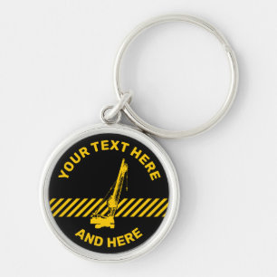 Construction Crane Keychain