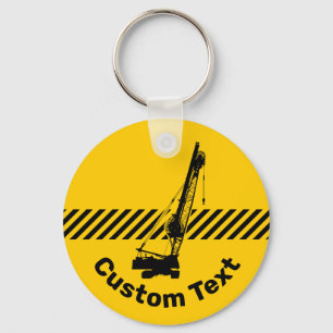 Construction Crane Keychain