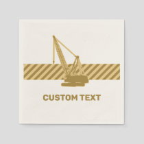 Construction Crane Napkins