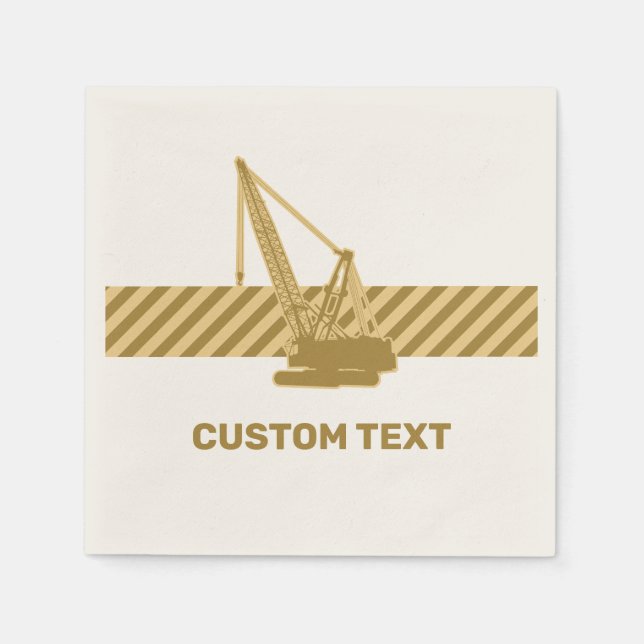 Construction Crane Napkins (Front)