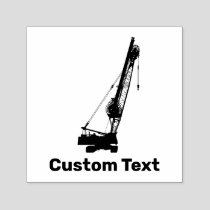 Construction Crane Self-inking Stamp