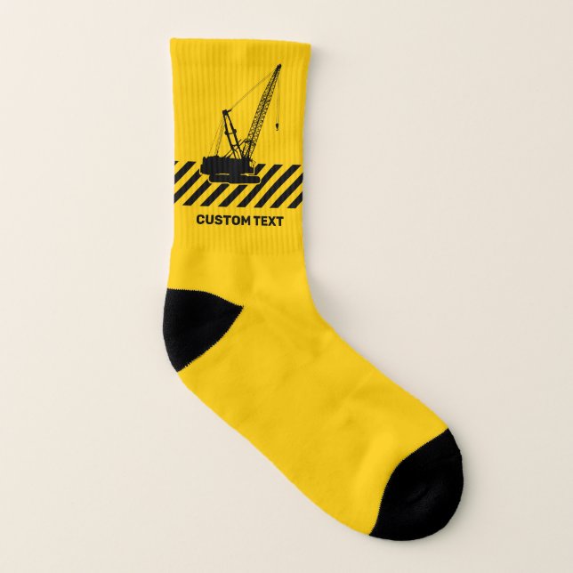 Construction Crane Socks (Right Outside)