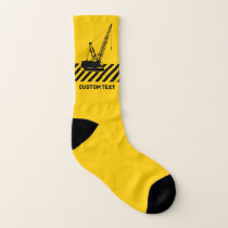 Construction Crane Socks