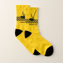 Construction Crane Socks