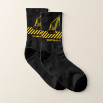 Construction Crane Socks