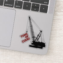 Construction Crane Sticker