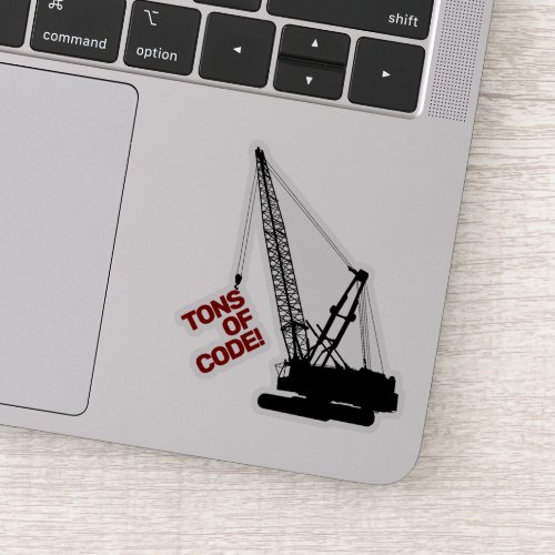 Construction Crane Sticker