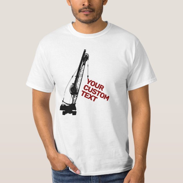 Construction Crane T-Shirt (Front)