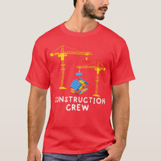 Construction Crew Bricklayer Building Blocks Maste T-Shirt