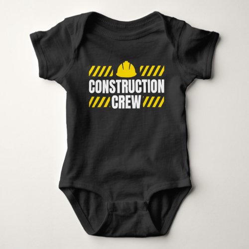 Construction Crew Little Structural Engineer Baby Bodysuit