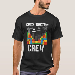 Construction Crew Master Builder Bricklayer Buildi T-Shirt
