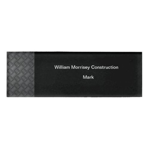 Construction Crew Staff Name Tags