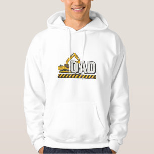 Construction Dad Excavator Vintage Shirt Design_1