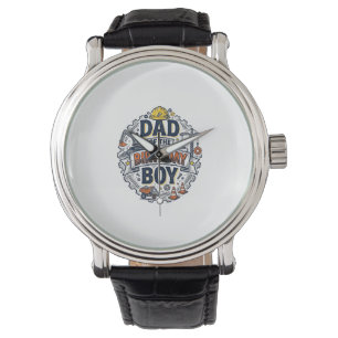 Construction Dad of the Birthday Boy Shirt Design_ Watch