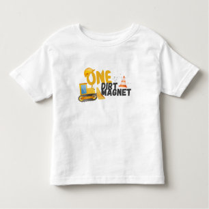 Construction, Dump Truck 1st Birthday Toddler T-shirt
