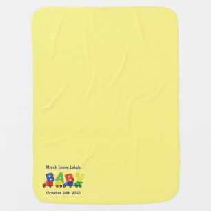 Construction Dump Truck Baby Shower Boy Blanket