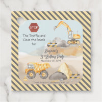 Construction Dump Truck Boy's 3rd Birthday Party
