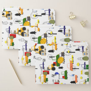 Construction Dump Truck File Folder