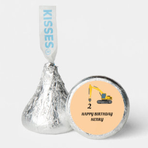 Construction Dump Truck Kids Birthday Hershey®'s Kisses®
