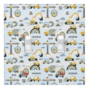 Construction Dump Truck Light Switch Cover