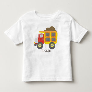 Construction Dump Truck Name Toddler T-shirt