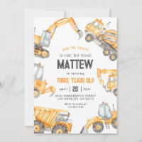 Construction Dump Truck Party Boy Birthday