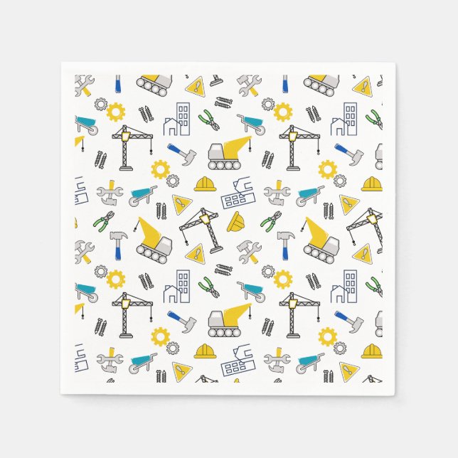 Construction Elements Napkins (Front)
