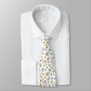 Construction Elements Neck Tie