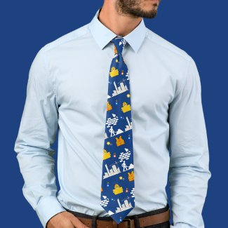 Construction / Engineering Profession Dad Tie