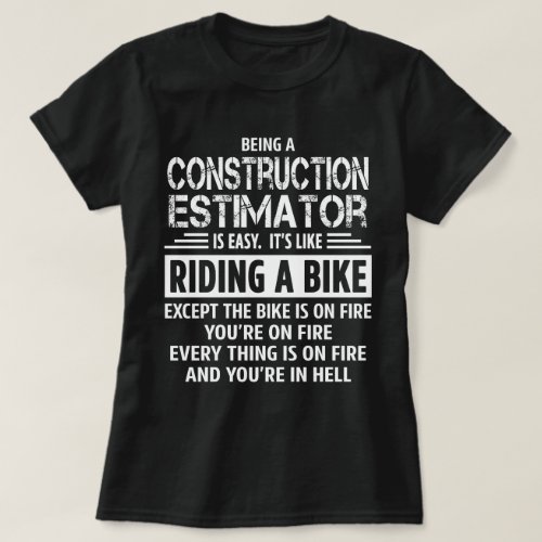 Construction Estimator T_Shirt