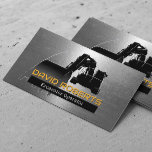 Construction Excavator Professional Plant Operator Business Card