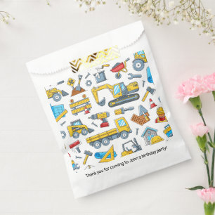 Construction Favor Bag
