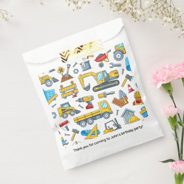 Construction Favor Bag (Sealed)