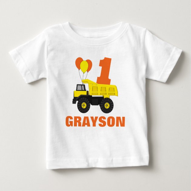 Construction first birthday outfit best sale