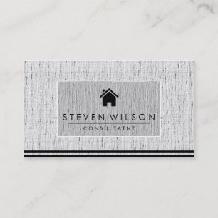 Construction Floor Elegant Professional Modern Business Card