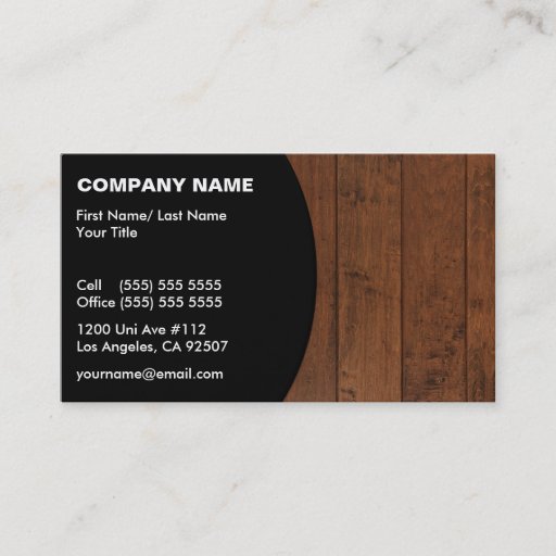 Customizable Construction/Flooring Business Card