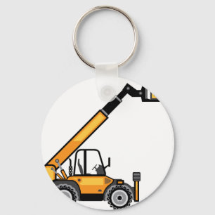 Construction Forklift Keychain