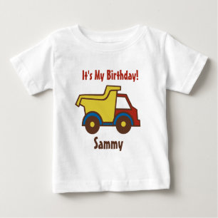 Construction Fun Dump Truck Baby T-Shirt