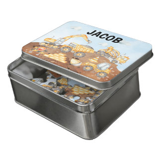 Construction Gift for Boys, Construction Jigsaw Puzzle
