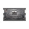 Construction Grunge Steel Monogram Metal Framed