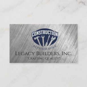Construction Hand Tools Build Repair Business Card
