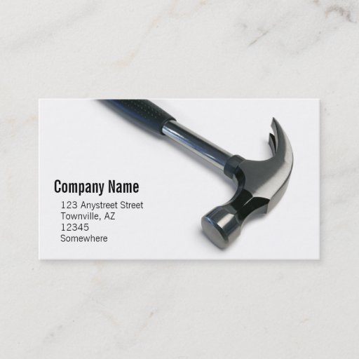 Customizable construction/handyman business card templates