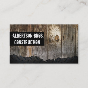 Construction Handyman Business Card