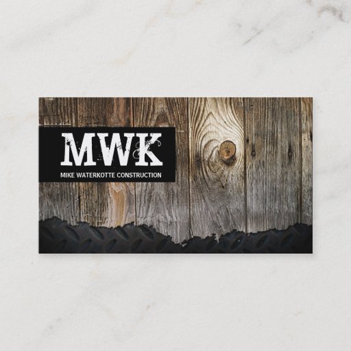 Customizable Construction Handyman Business Card