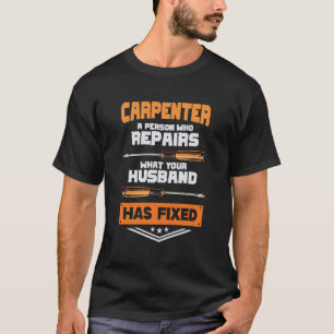 Construction Handyman Carpenter Rustic Template T-Shirt