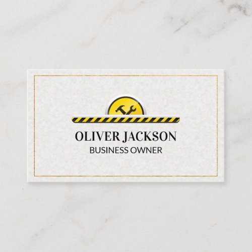 Construction Hardware Tools Business Card